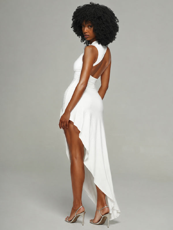 Side Slit Sleeveless Dress