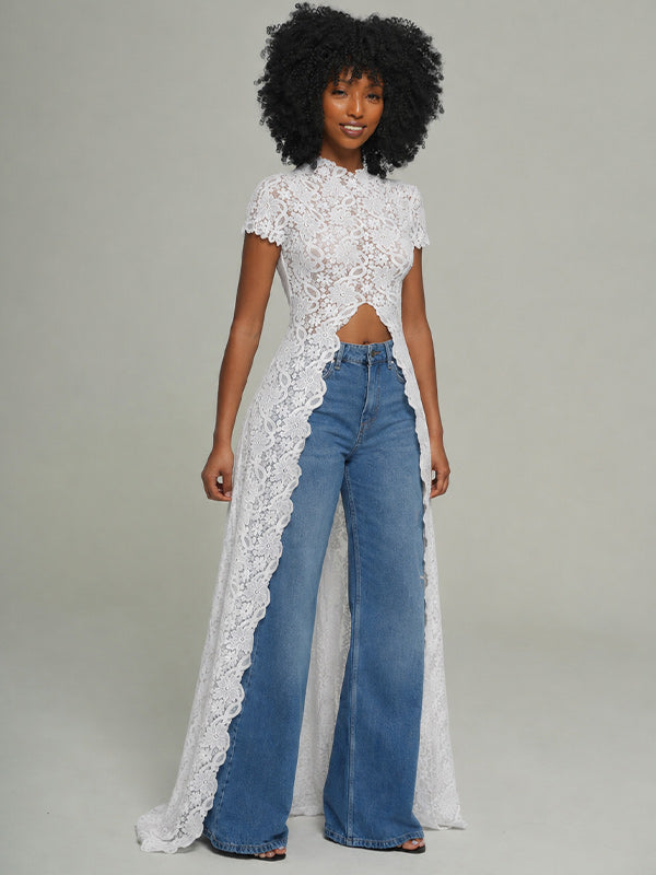 Lace Tunic Top