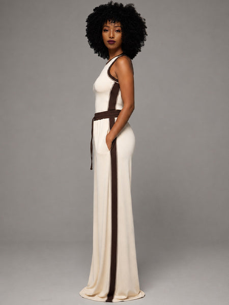 Piping Tank Top & Pants Set