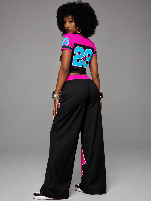 Printed Tee & Pants Set