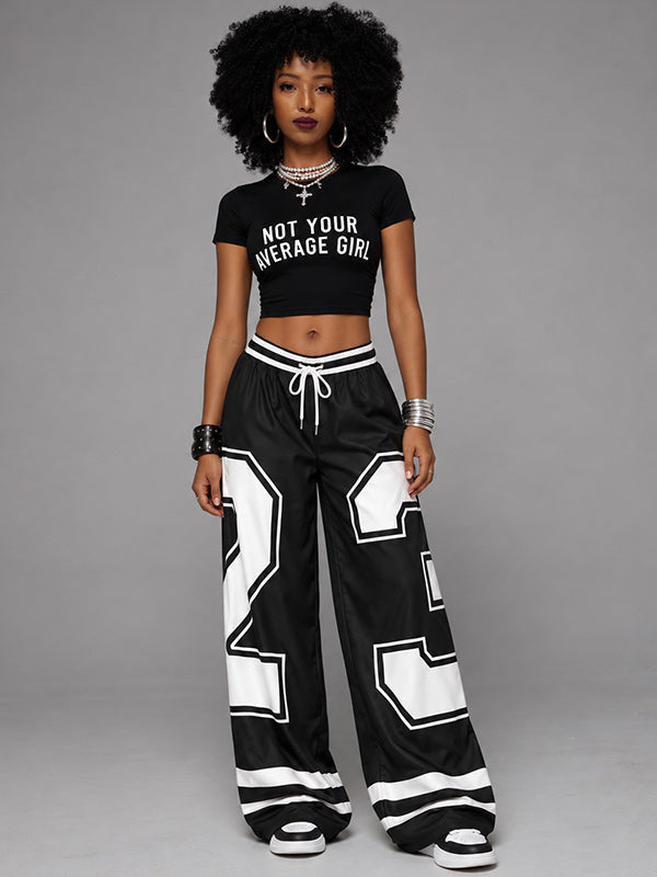 Printed Tee & Pants Set