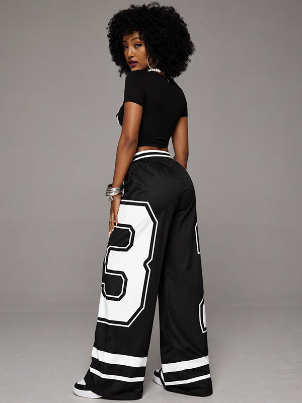 Printed Tee & Pants Set