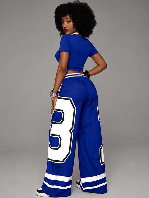Printed Tee & Pants Set
