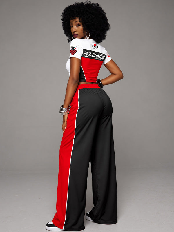 Printed Tee & Pants Set