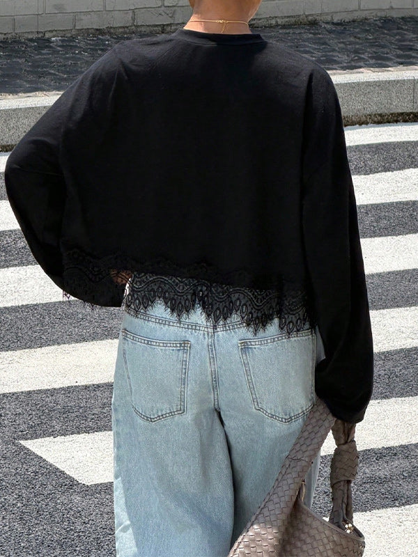 Lace Combo Tee