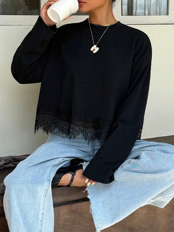 Lace Combo Tee