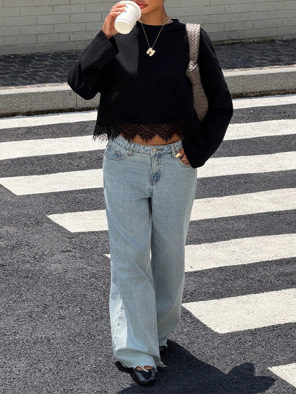 Lace Combo Tee