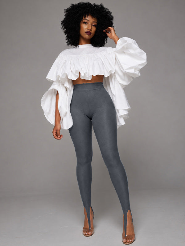 Sleek Stirrup High-Waist Leggings