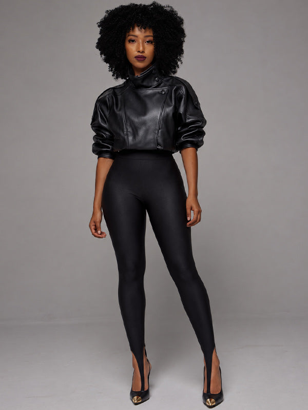 Sleek Stirrup High-Waist Leggings – HAUS SAVAGE