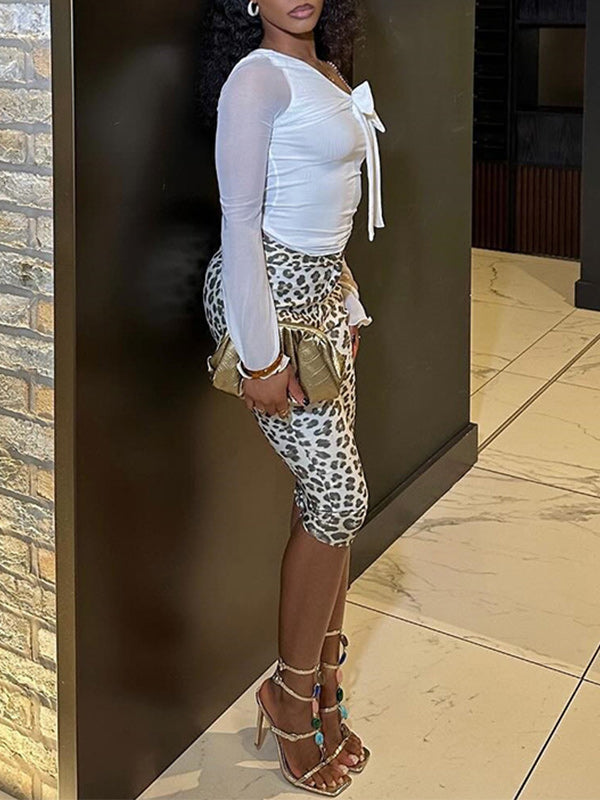 Boat-Neck Tied Top