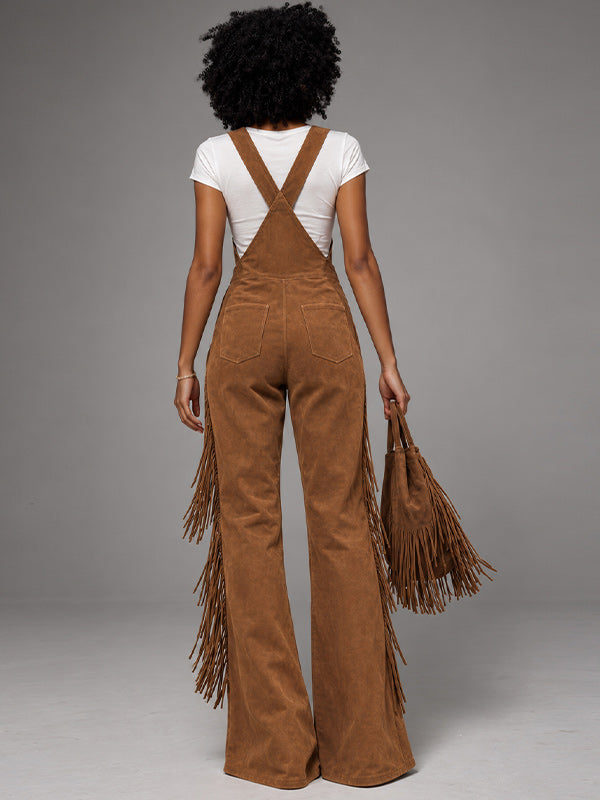 Fringe Flare Overalls