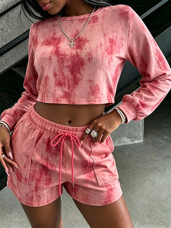 Printed Tee & Shorts Set