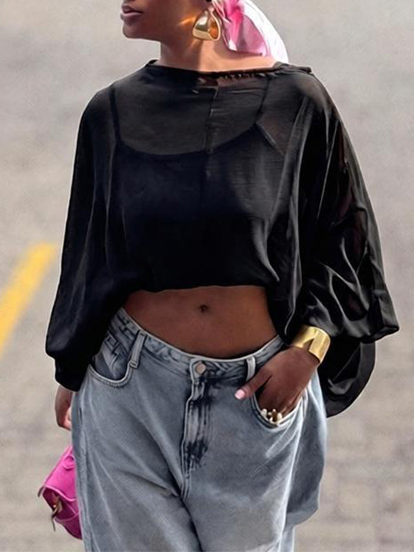 Sheer High-Low Top