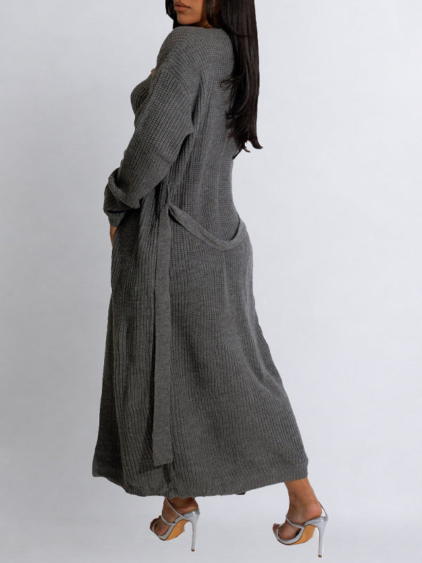 Cozy 3-Piece Knit Cardigan & Shorts Set