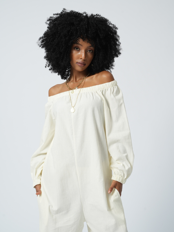 Off Shoulder Heram Jumpsuit