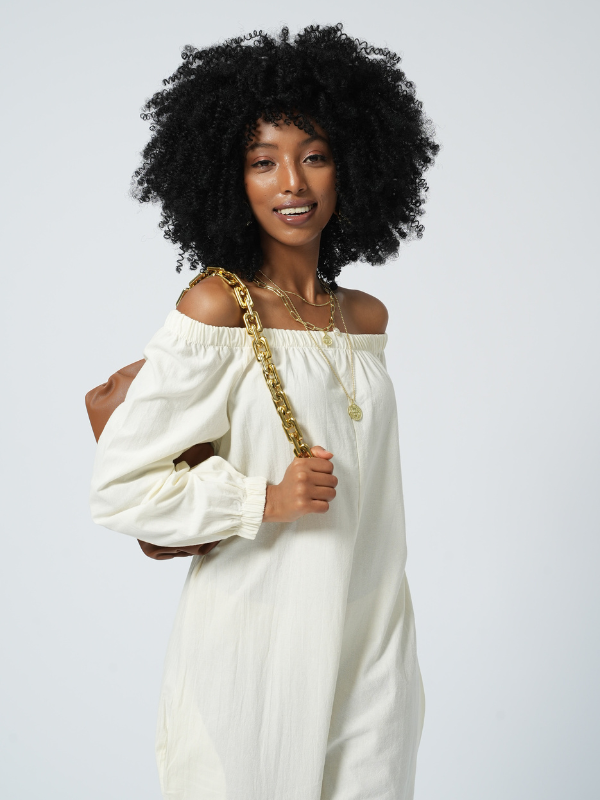 Off Shoulder Heram Jumpsuit