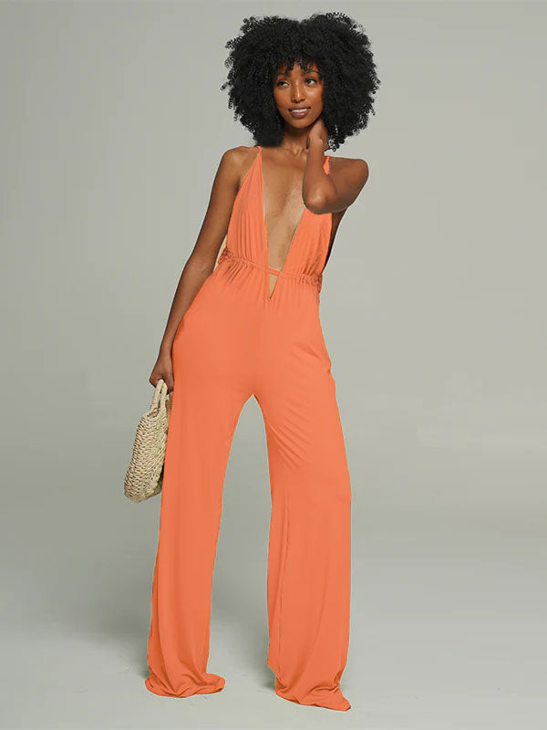 Plunge Cami Jumpsuit