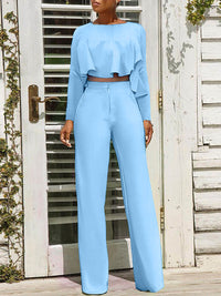 High-Low Top & Pants Set