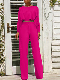 High-Low Top & Pants Set