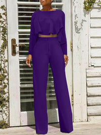 High-Low Top & Pants Set