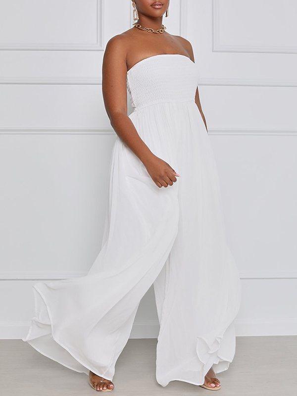 Bandeau Wide-Leg Jumpsuit