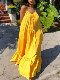 Cami Ruffle Maxi Dress