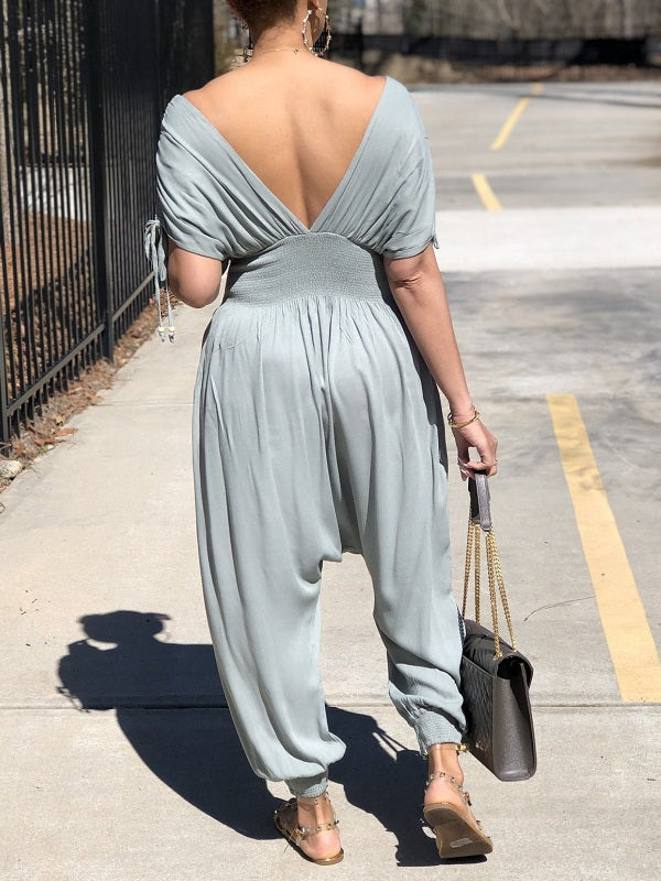 Surplice Heram Jumpsuit