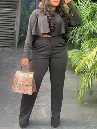 High-Low Top & Pants Set