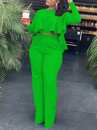 High-Low Top & Pants Set