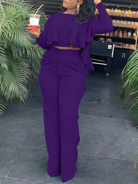 High-Low Top & Pants Set