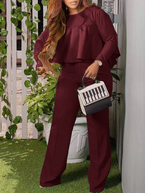 High-Low Top & Pants Set