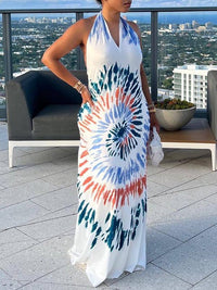 Printed Halter Dress - sold out