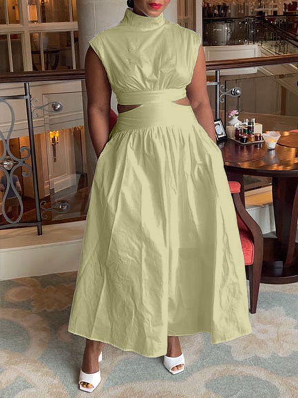 Cutout Sleeveless Dress