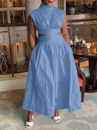 Cutout Sleeveless Dress
