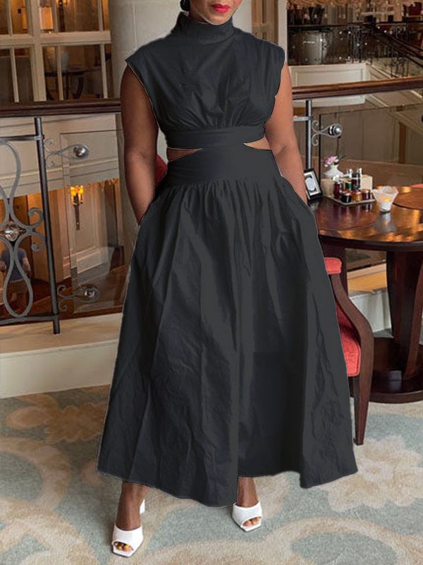 Cutout Sleeveless Dress