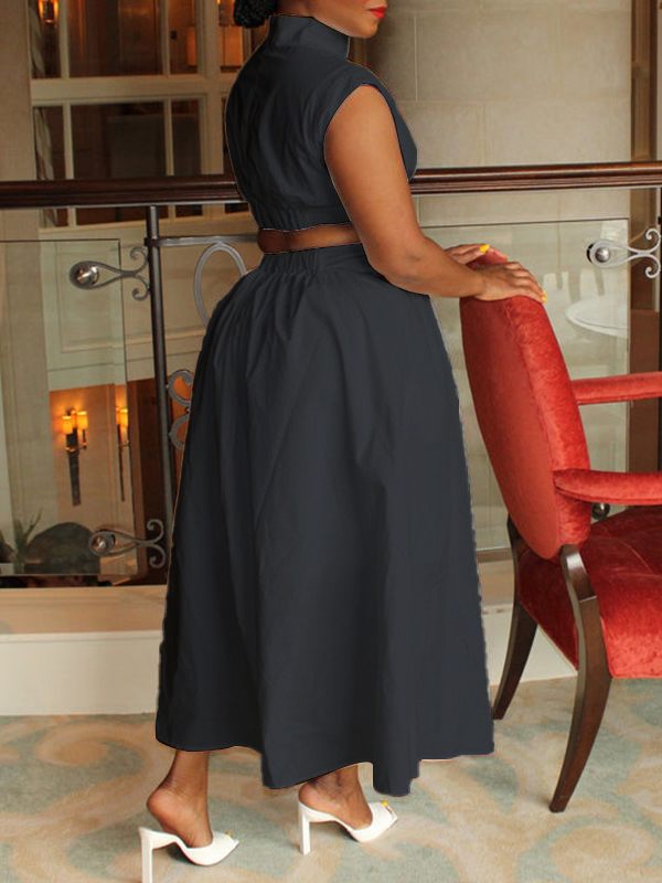 Cutout Sleeveless Dress