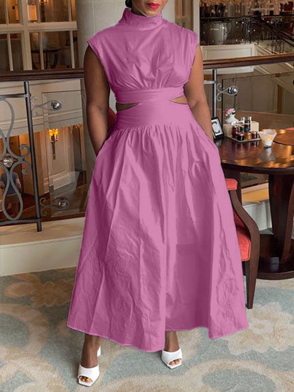 Cutout Sleeveless Dress