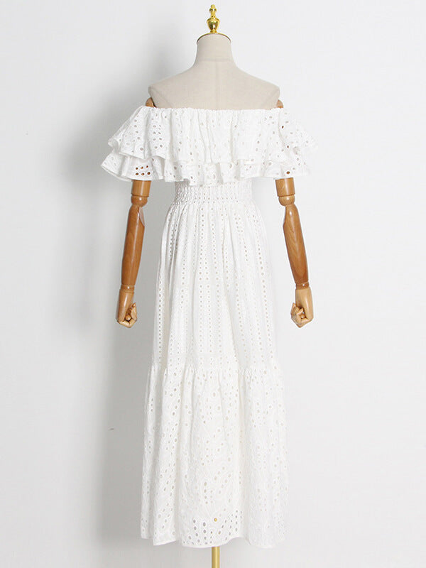 Off-Shoulder Ruffle Dress