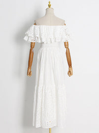 Off-Shoulder Ruffle Dress