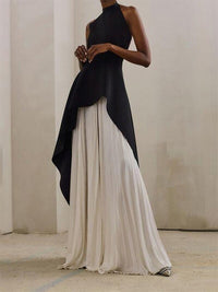 Halter Tunic Top & Skirt Set