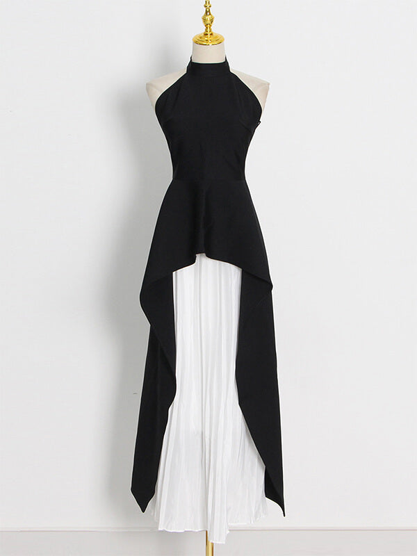 Halter Tunic Top & Skirt Set
