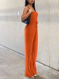 Ribbed Bandeau Jumpsuit