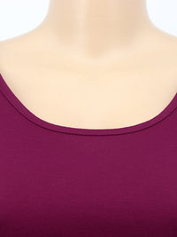Solid Cutout Tank Dress