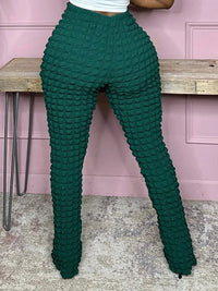 Solid Textured Pants