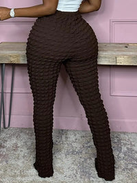 Solid Textured Pants