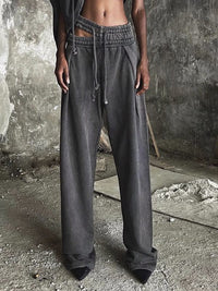 Drawstring Cutout Sweatpants