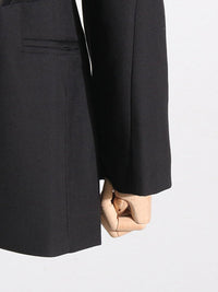Sheer Combo Blazer