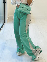 Two-Tone Combo Sweatpants