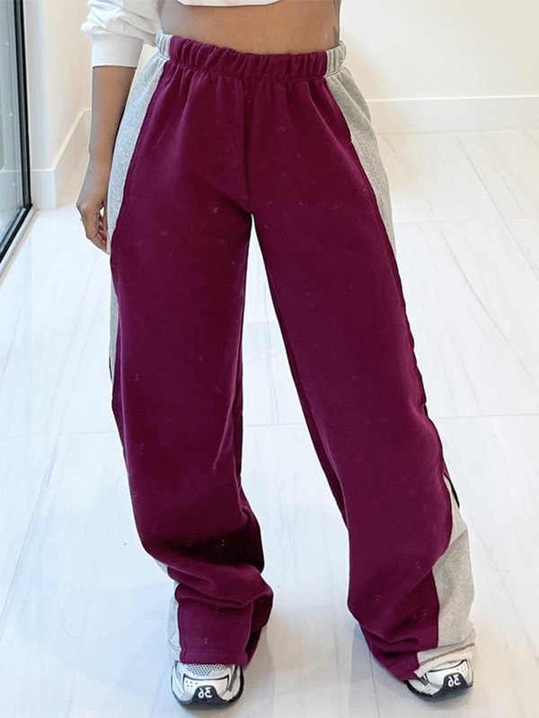 Two-Tone Combo Sweatpants