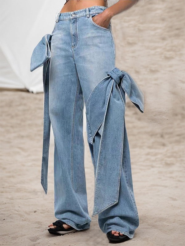 Bowknot Jeans